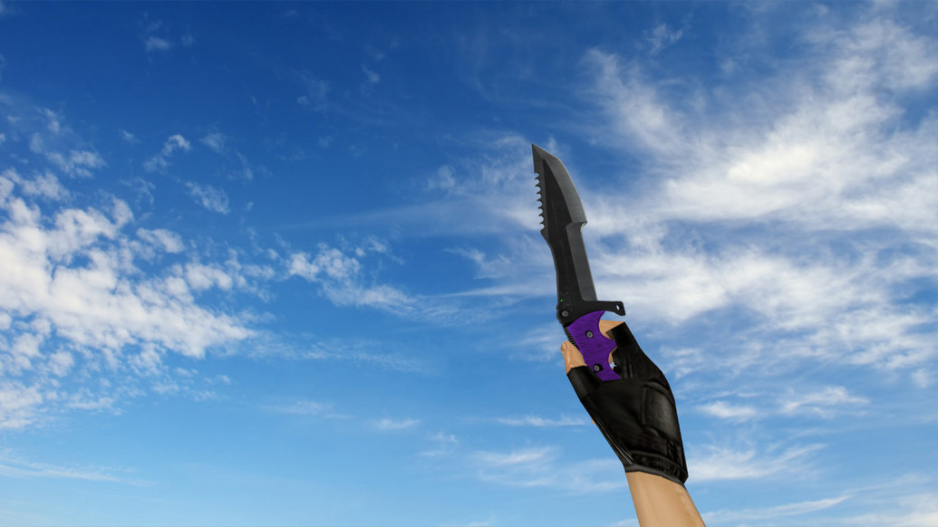 «Охотничий нож Knife «Ультрафиолет»» для CS 1.6