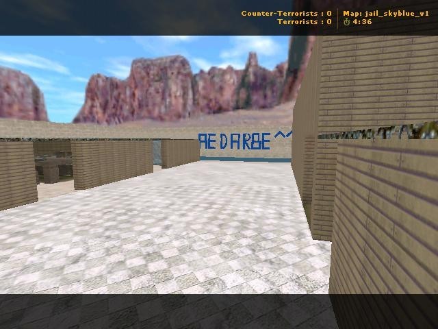 «jail_skyblue_v1» для CS 1.6