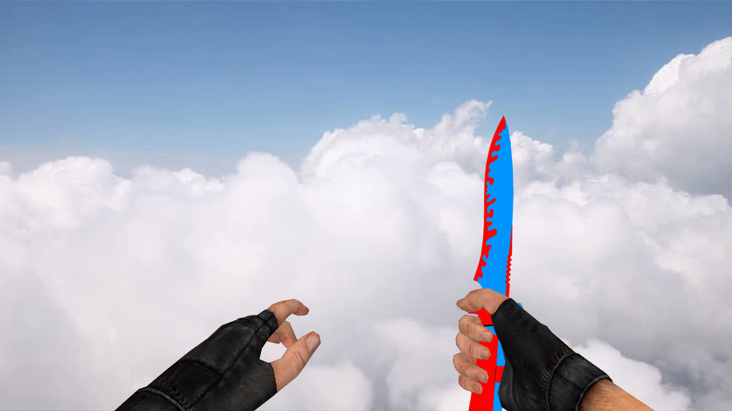 «Knife Red and Blue» для CS 1.6