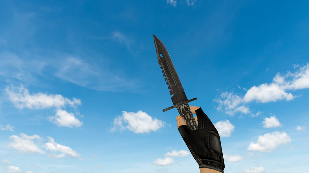«Штык-нож M9 «Черный глянец» v2» для CS 1.6