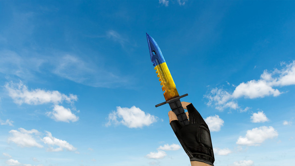 «Штык-нож М9 «Украина»» для CS 1.6
