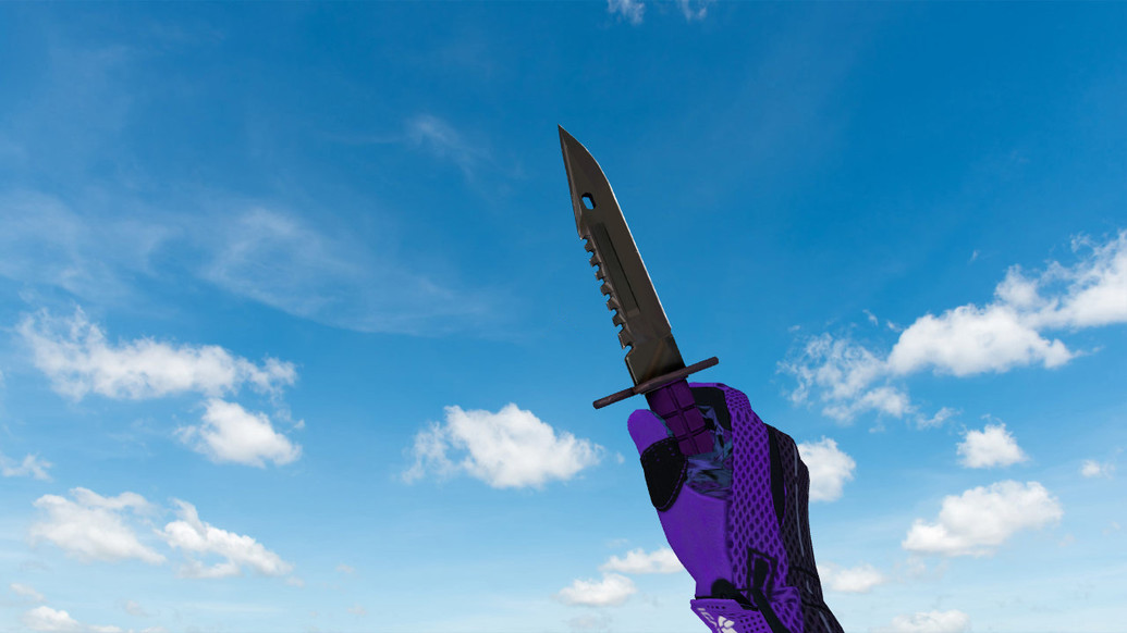 «Штык-нож M9 «Ультрафиолет»» для CS 1.6