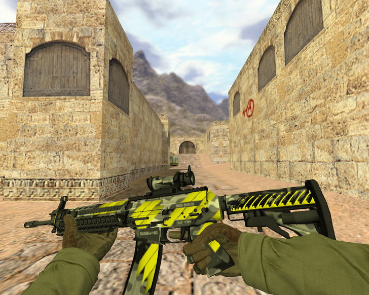 SG 553 Aerial cs go skin instal the new for android