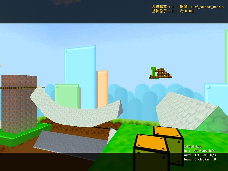 «surf_super_mario» для CS 1.6