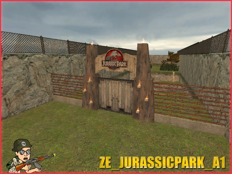 «ze_jurassicpark_a1» для CS 1.6