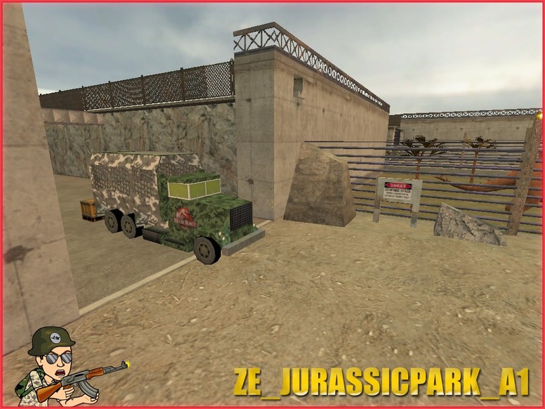 «ze_jurassicpark_a1» для CS 1.6