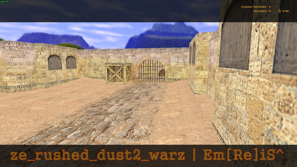 «ze_rushed_dust2_warz | World War Z» для CS 1.6