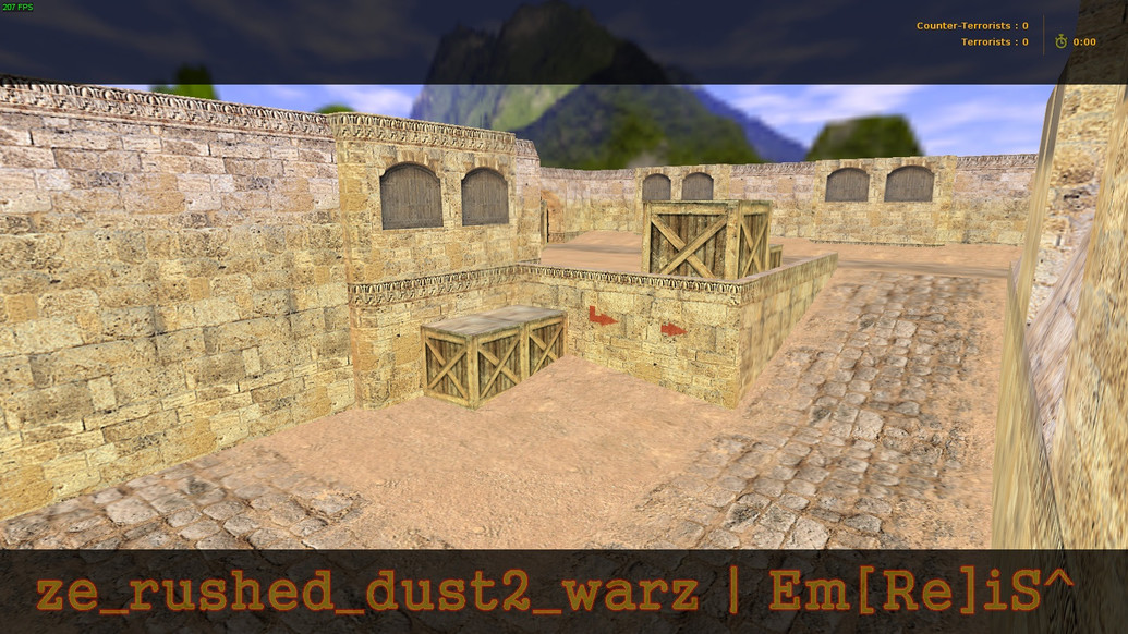 «ze_rushed_dust2_warz | World War Z» для CS 1.6