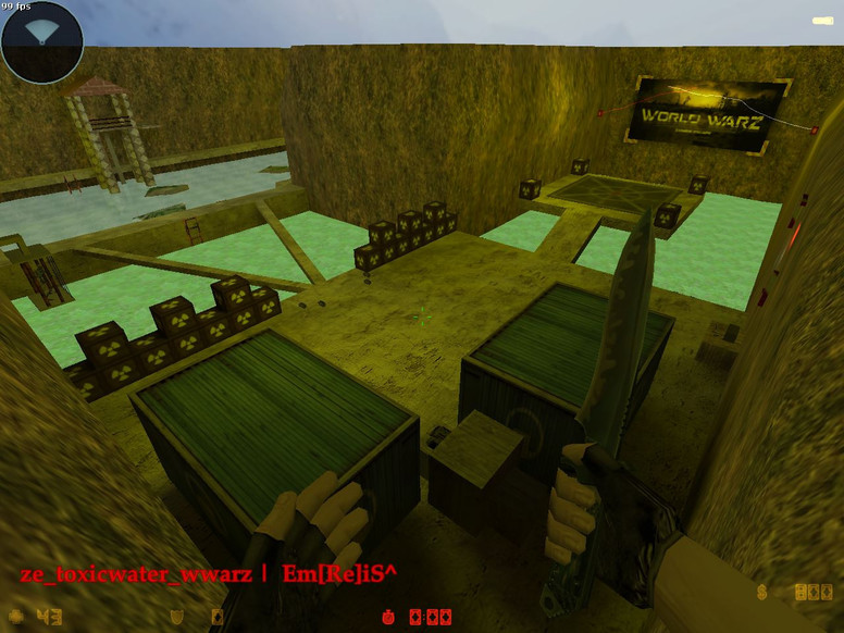 «ze_toxicwater_wwarz | World War Z» для CS 1.6