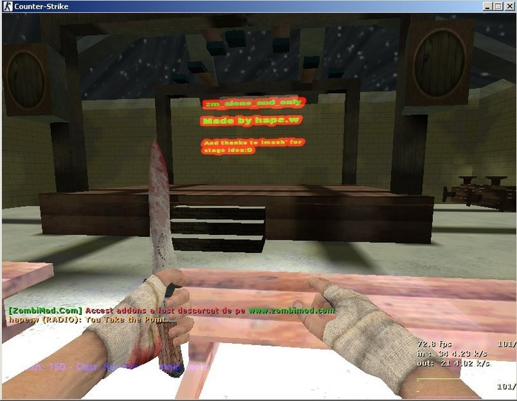 «zm_alone_and_only» для CS 1.6