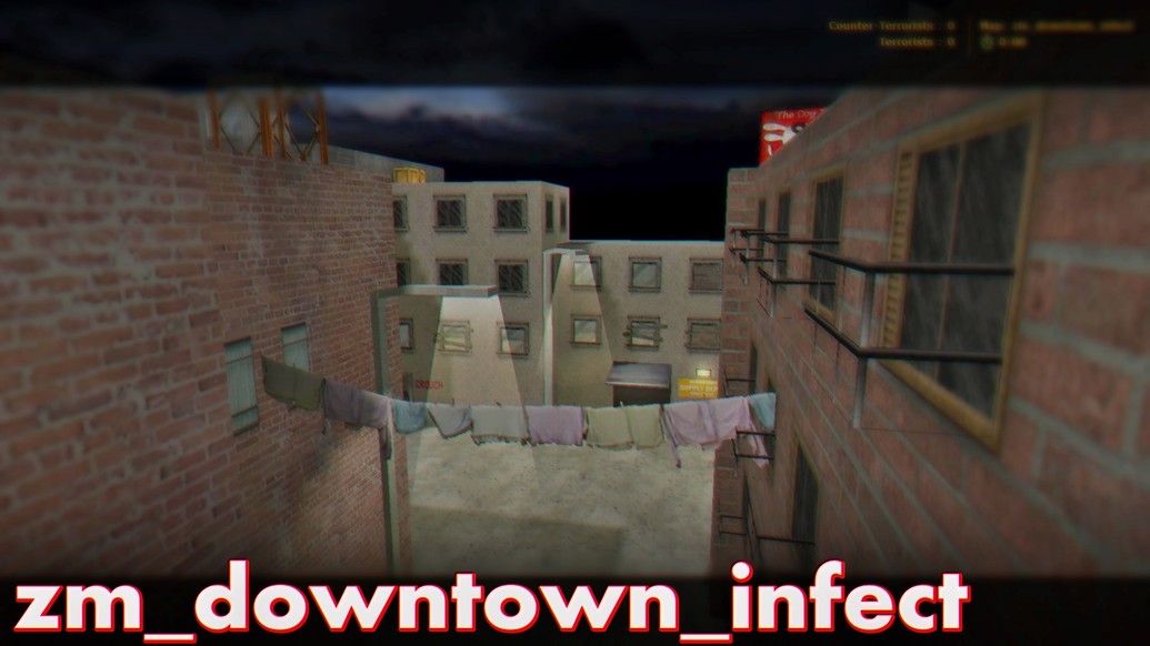 «ZM_Downtown_Infect» для CS 1.6