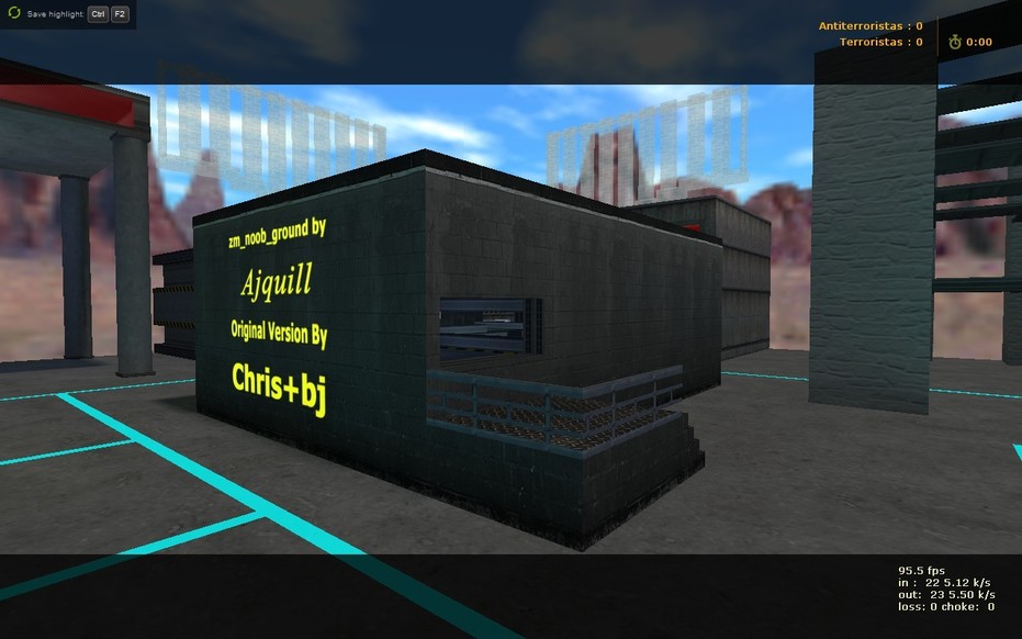 «zm_noob_ground remake» для CS 1.6
