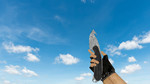 Превью 0 – Нож с лезвием-крюком «Дамасская сталь»