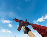 Превью 0 – M4A4 | Пиксельный камуфляж «Красный» (Red DDPAT)