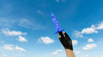 Превью 1 – Штык-нож M9 «Дамасская сталь» Blue