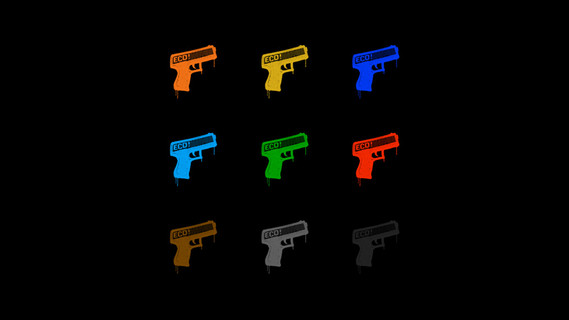 Скачать черно-белые граффити для CS 1.6 (всего 77) - All-CS.ru