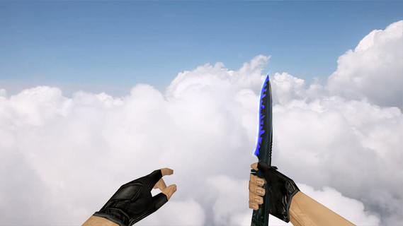 Knife Neon Blue