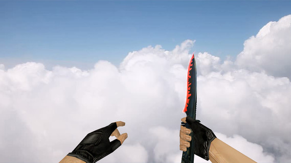 Knife Neon Red